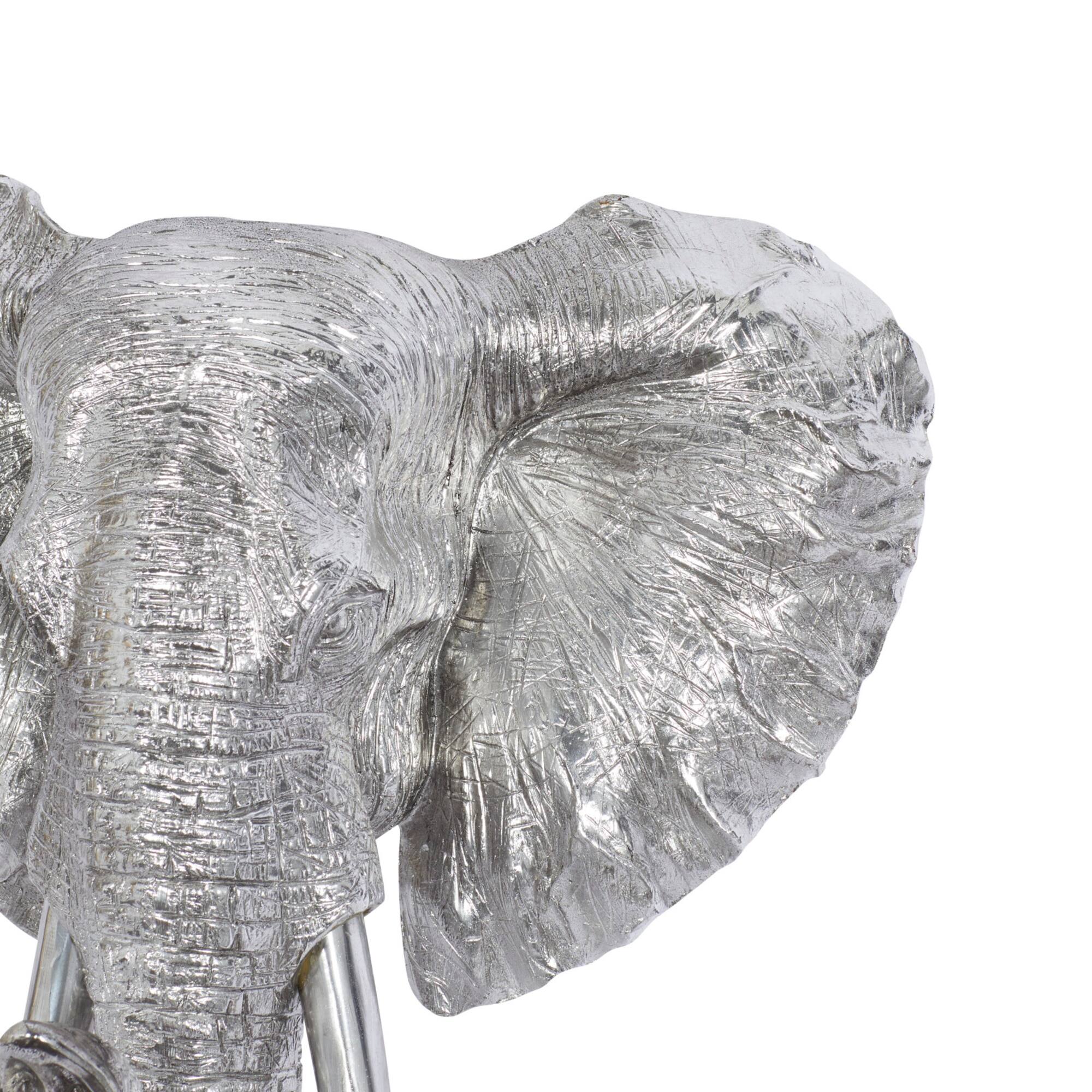 Silver Polystone Eclectic Wall Decor, 16" x 16"